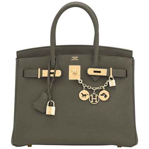 Hermes Birkin 35 Vert Maquis Togo Gold Hardware 